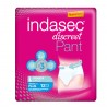 INDASEC DISCREET PANT TALLA L 12 UNIDADES