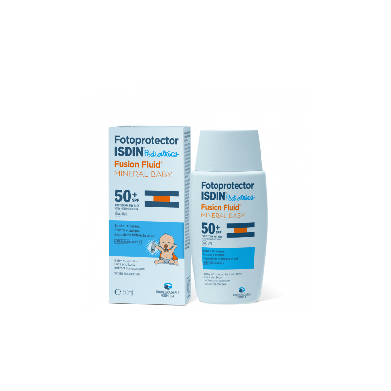 FOTOPROTECTOR  ISDIN PEDIATRICO MINERAL BABY 50+ 50ML