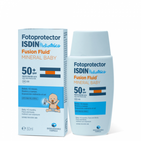FOTOPROTECTOR  ISDIN PEDIATRICO MINERAL BABY 50+ 50ML