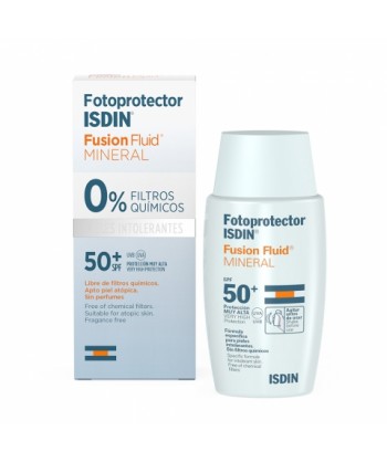 FOTOPROTECTOR ISDIN SPF-50+ FUSION FLUID MINERAL  50 ML